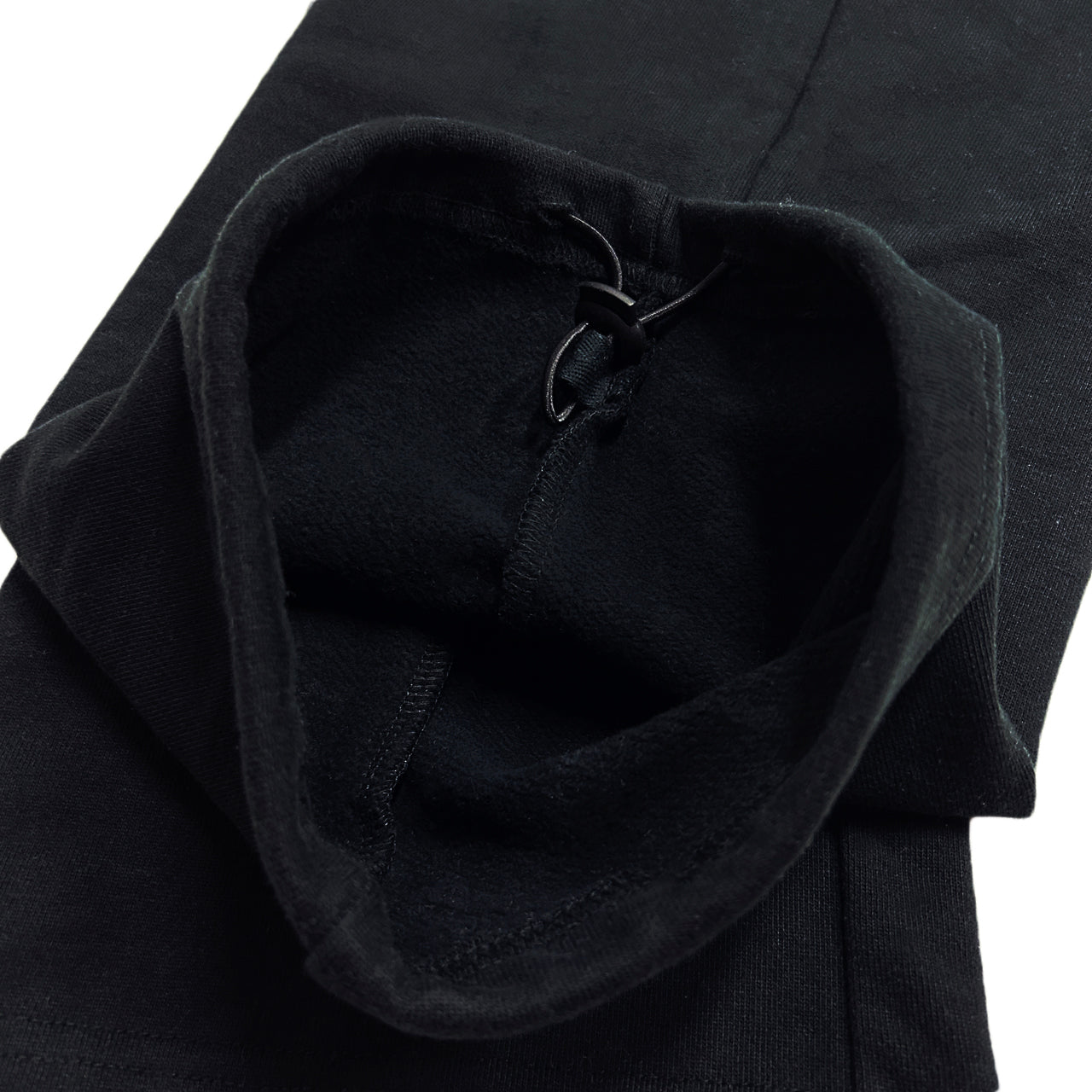 sweat cargo pants black