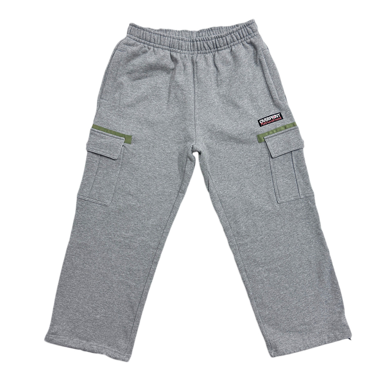 sweat cargo pants gray