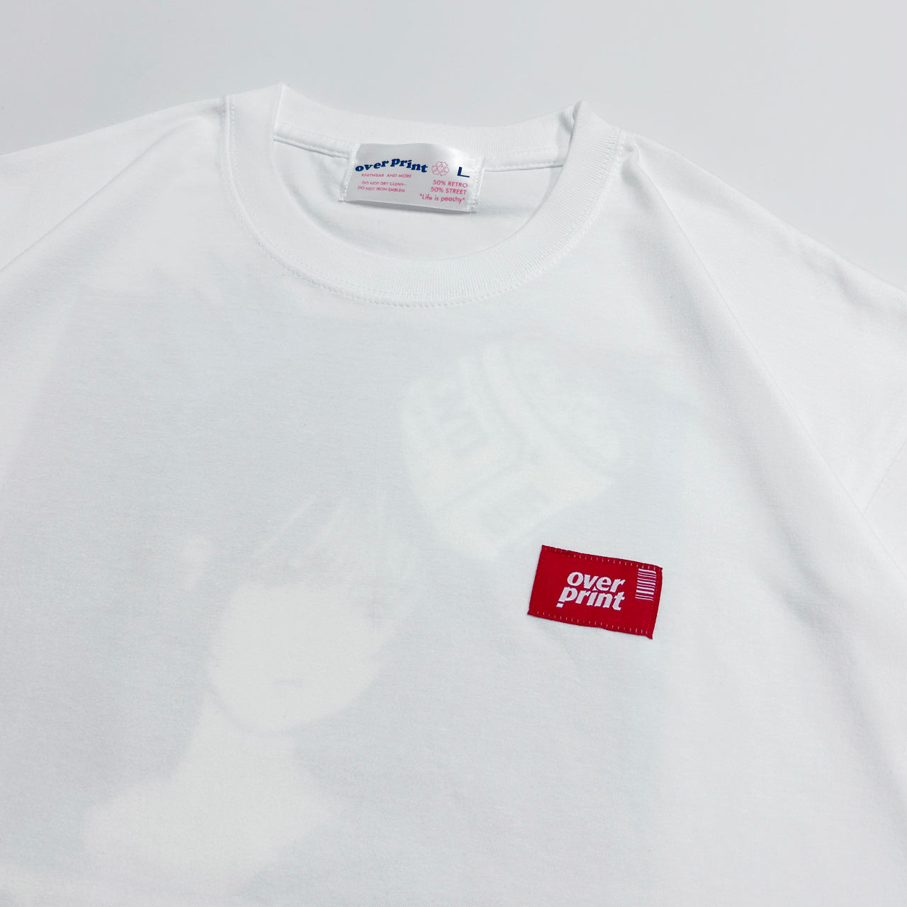 mix colors Tee white