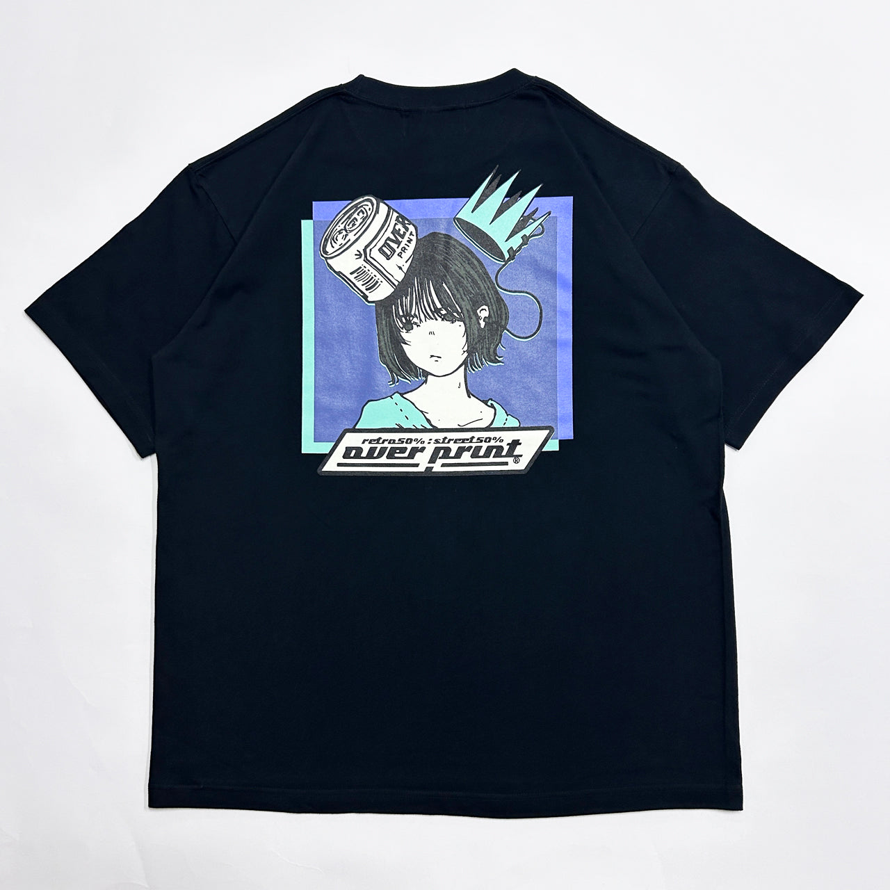 mix colors Tee black