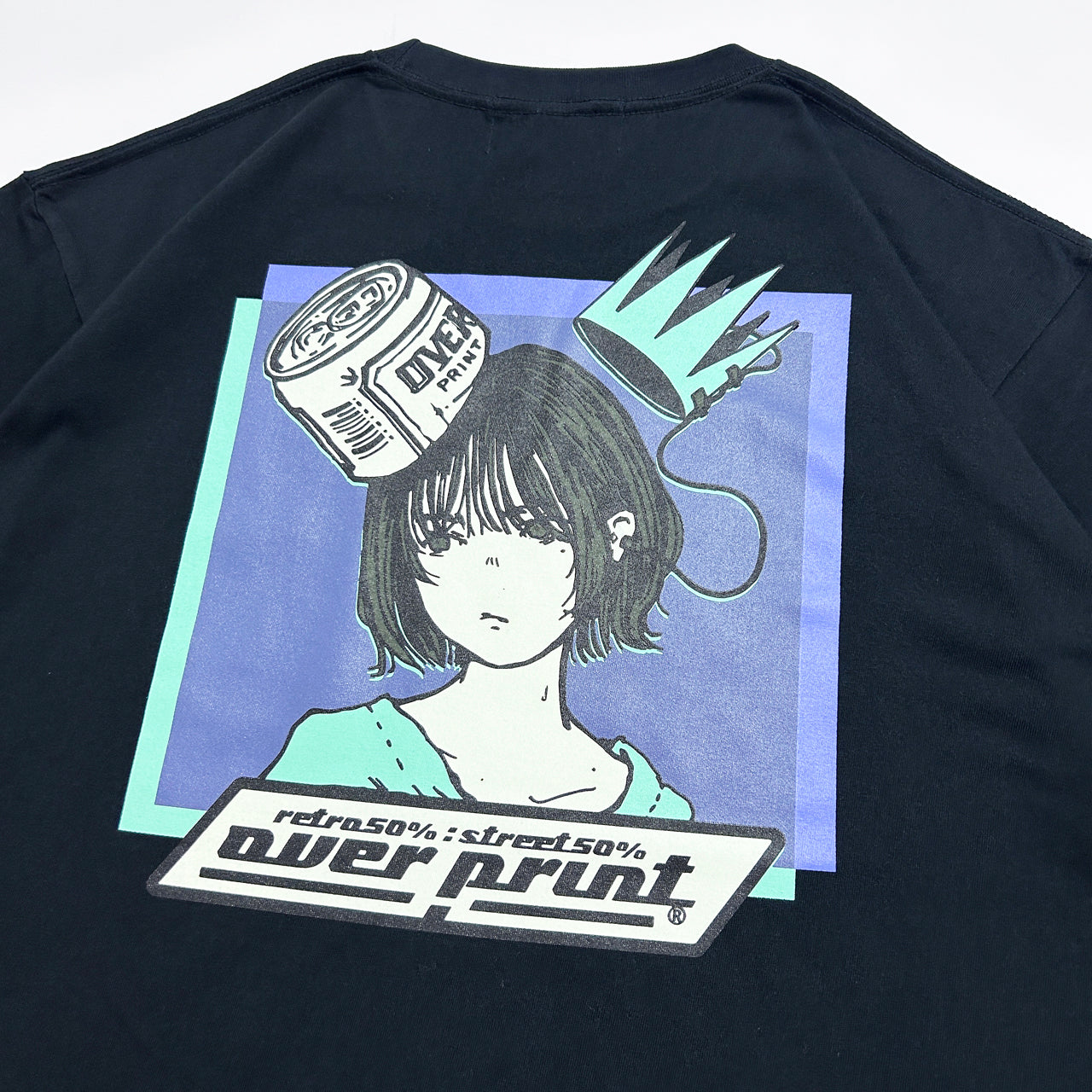 mix colors Tee black