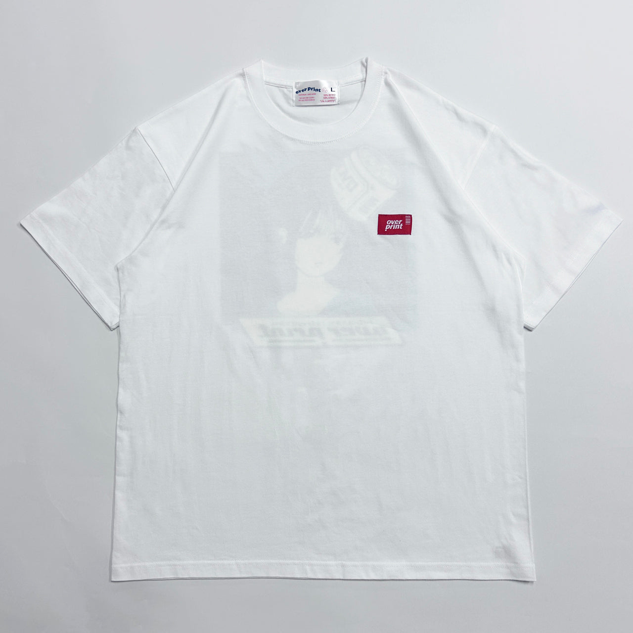 mix colors Tee white